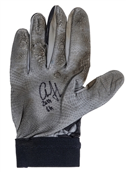 2014 Aaron Judge Game Used and Signed/Inscribed Under Amour Batting Glove (Right Hand) with "2014 GU" Inscription (Anderson Authentic & JSA)